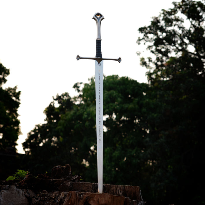 "ANDURIL Sword of Strider - Custom Engraved LOTR Sword - King Aragorn Ranger Sword - Perfect Lord of the Rings Gift for Men"