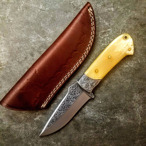 Hunting Knife, Custom Knife, Outdoor Knife, Engraved Knife