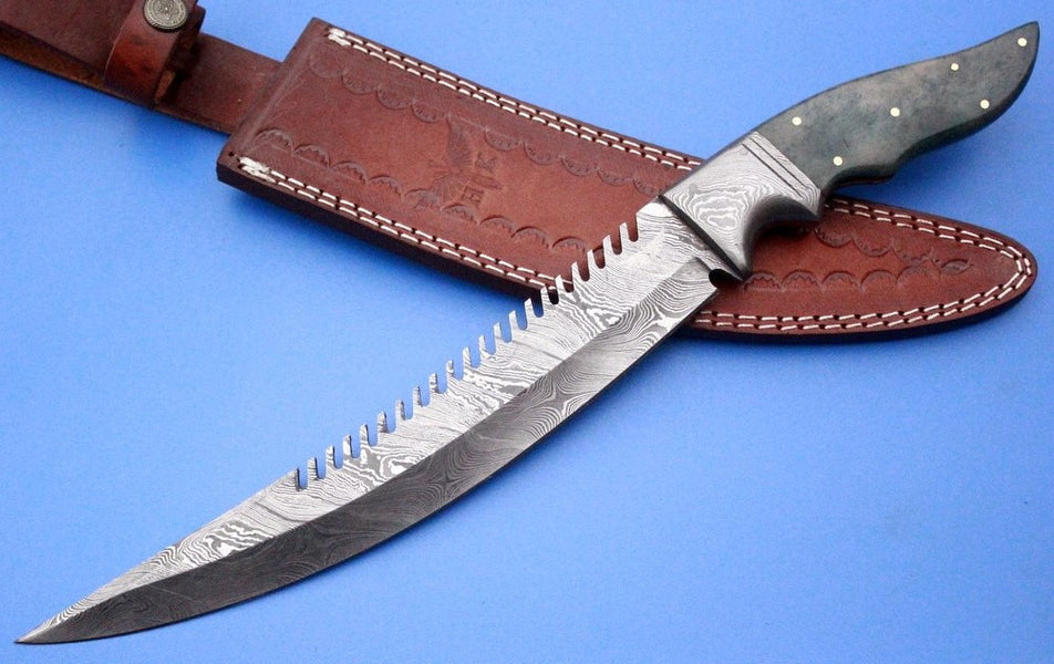 HTK 241 Damascus Folder / Pocket Knife / Handmade / Custom